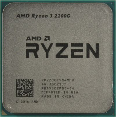 Лот: 15988578. Фото: 1. ryzen 3 2200g (2 в 1 - процессор... Процессоры
