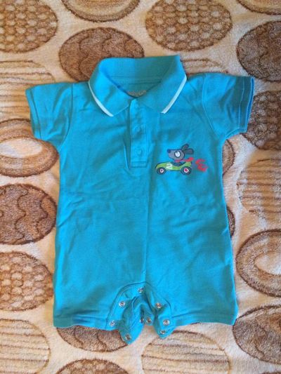 Лот: 5361363. Фото: 1. Бодик-поло Baby Go. Костюмы, пиджаки, комбинезоны