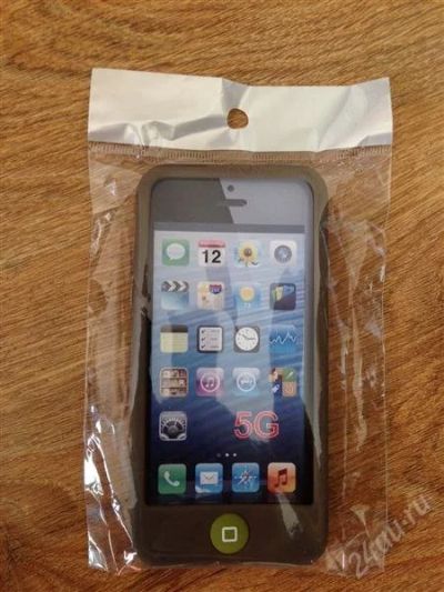 Лот: 2688898. Фото: 1. Силиконовый чехол для iPhone 5... Защитные стёкла, защитные плёнки