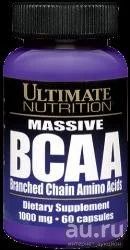 Лот: 9536552. Фото: 1. Massive BCAA Ultimate Nutrition... Спортивное питание, витамины