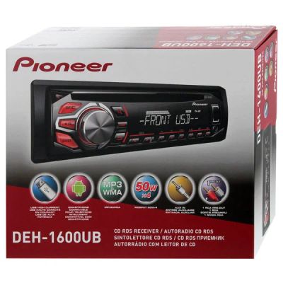 Лот: 7073600. Фото: 1. Автомагнитола Pioneer Deh-1600ub. Автомагнитолы