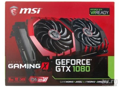 Лот: 10120268. Фото: 1. Видеокарта GTX1080 8Gb MSI (GTX... Видеокарты