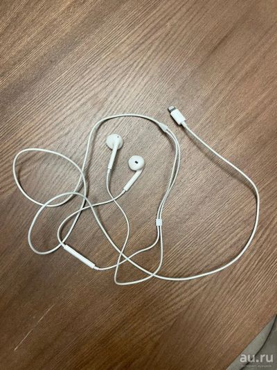Лот: 18495463. Фото: 1. Наушники Apple оригинал, под разъем... Наушники, гарнитуры