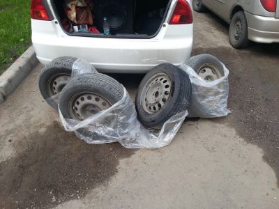 Лот: 4371838. Фото: 1. Hankook Optimo me02 185/60/R14... Шины