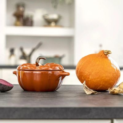 Лот: 24940502. Фото: 1. Кокот Staub La Cocotte Тыква 14... Кастрюли