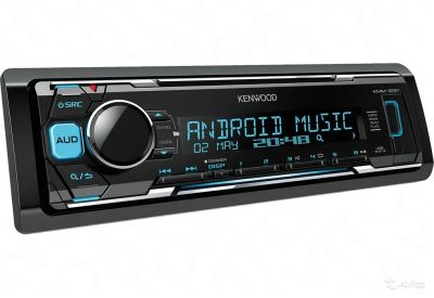 Лот: 10696871. Фото: 1. Автомагнитола Kenwood KMM-123Y. Автомагнитолы