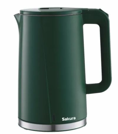 Лот: 20733793. Фото: 1. Чайник 1,7л. Sakura SA-2174GR... Чайники, кофемашины, кулеры