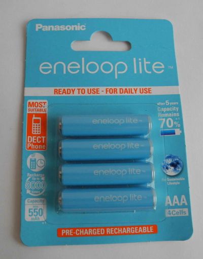 Лот: 9180865. Фото: 1. Аккумулятор Panasonic Eneloop... Батарейки, аккумуляторы, элементы питания