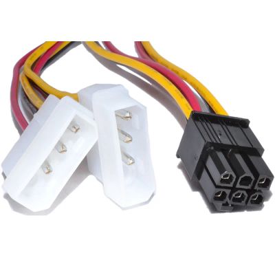 Лот: 6478055. Фото: 1. 2 molex - 6pin. Шлейфы, кабели, переходники