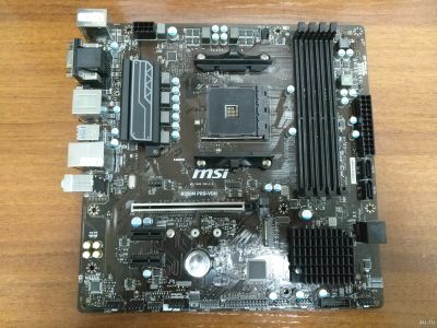 Лот: 13275152. Фото: 1. Материнская плата MSI B350M PRO-VDH. Материнские платы