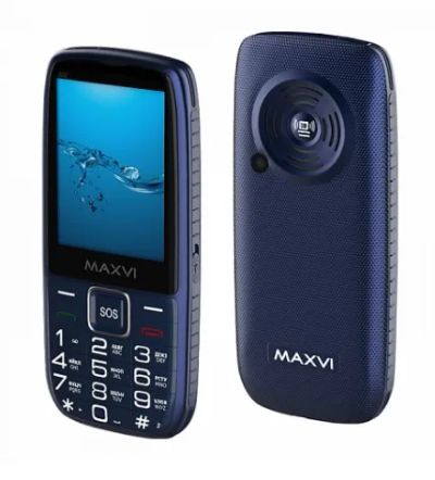Лот: 20405120. Фото: 1. Мобильный телефон Maxvi B32 Blue... Смартфоны