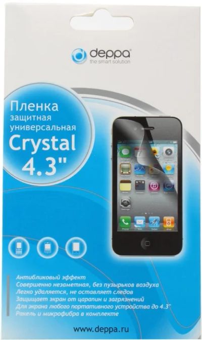 Лот: 4064598. Фото: 1. Защитная плёнка HTC 8S, Deppa... Защитные стёкла, защитные плёнки