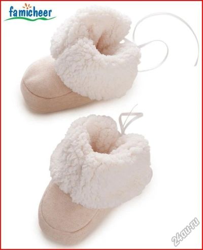 Лот: 5029759. Фото: 1. Зимние пинетки natural cotton. Пинетки