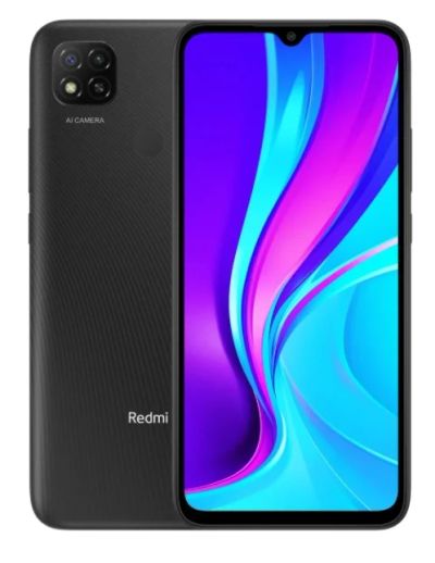 Лот: 18997572. Фото: 1. Xiaomi Redmi 9c 4/128 черный. Смартфоны