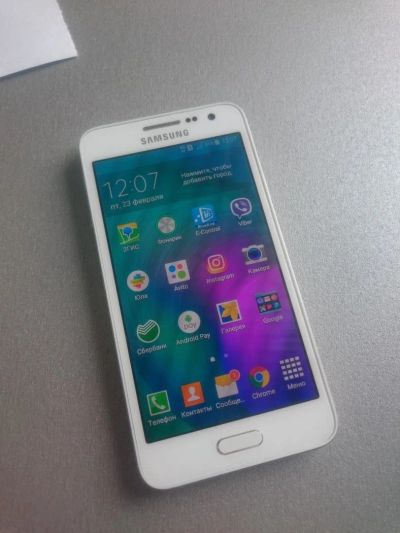 Лот: 11081256. Фото: 1. Samsung A3 2015. Смартфоны