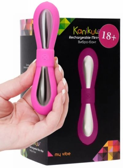 Лот: 7537351. Фото: 1. Вибромассажер TRI - HOT PINK розовый... Имитаторы