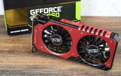 Лот: 10181273. Фото: 1. Palit Geforce Gtx 960 Jetstream... Видеокарты