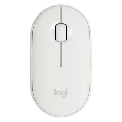 Лот: 24546465. Фото: 1. Мышь Logitech Pebble M350 Off-White... Клавиатуры и мыши
