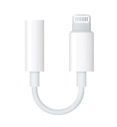 Лот: 9673651. Фото: 1. Переходник Lightning AUX 3,5 mini... Дата-кабели, переходники