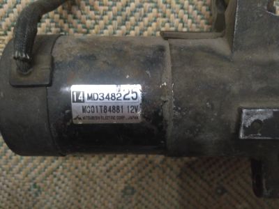 Лот: 16022056. Фото: 1. Стартер Mitsubishi Chariot Grandis... Электрооборудование