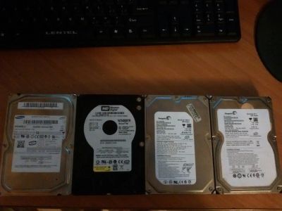 Лот: 4927533. Фото: 1. 4 нерабочих винта ( 400гб(2шт... Жёсткие диски (HDD)