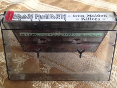 Лот: 9527061. Фото: 1. аудиокассета Iron Maiden 1980-81. Аудиозаписи