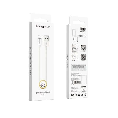 Лот: 22150285. Фото: 1. Кабель BOROFONE microUSB BX-22... Дата-кабели, переходники