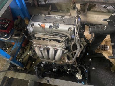 Лот: 20746421. Фото: 1. Двигатель Honda K24A. Двигатель и элементы двигателя