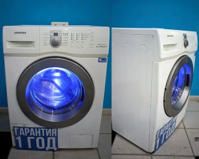 Лот: 22193306. Фото: 1. Стиральная машина Samsung WF-60F1R1N2W... Стиральные машины