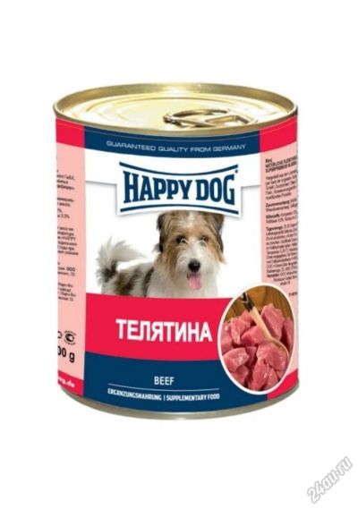 Лот: 5572275. Фото: 1. Консервы Happy Dog для собак... Корма