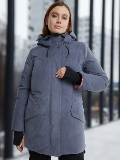 Лот: 22448468. Фото: 1. Пуховик женский Bask Iremel, Серый. Другое (спортивная одежда)