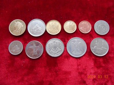Лот: 17332992. Фото: 1. монеты 11 шт лотом - 150 руб. Ближний восток