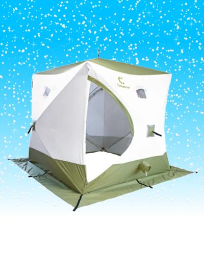 Лот: 23526318. Фото: 1. Палатка зимняя куб СЛЕДОПЫТ Premium... Палатки, тенты