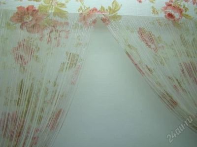 Лот: 621417. Фото: 1. Нитяные с рисунком 3м. Шторы, тюль