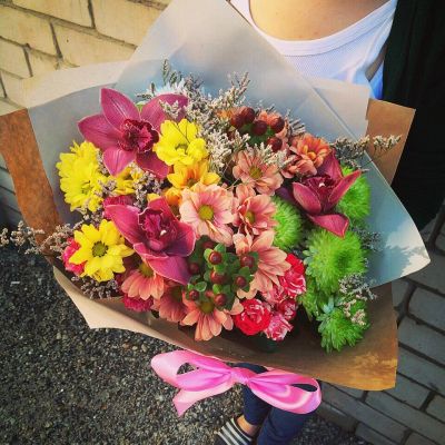 Лот: 8160793. Фото: 1. Сборный букет. Цветы на Щорса... Свежие цветы
