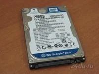 Лот: 5571516. Фото: 1. Western Digital WD2500BEVT 250Gb. Жёсткие диски (HDD)