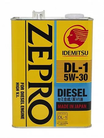 Лот: 20721707. Фото: 1. Zepro Diesel DL-1 5W-30 4л IDEMITSU... Масла, жидкости