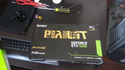 Лот: 11718066. Фото: 1. Palit GeForce GTX 1050 StormX. Видеокарты