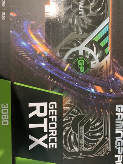 Лот: 20847780. Фото: 1. Видеокарта palit Rtx 3080 gamingpro... Видеокарты
