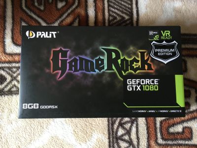 Лот: 11991967. Фото: 1. видеокарта GTX 1080 GameRock Premium... Видеокарты