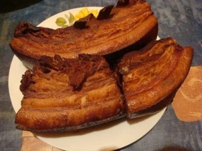 Лот: 7311440. Фото: 1. Сало копченное домашнее. Мясо, птица, яйцо