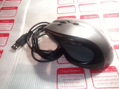 Лот: 25065009. Фото: 1. Мышь светодиодная USB (б/у, рабочая... Клавиатуры и мыши