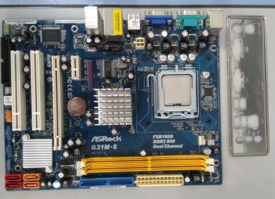 Лот: 15762660. Фото: 1. Система Pentium Dual-Core в сборе... Материнские платы
