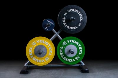 Лот: 25047034. Фото: 1. Стойка для дисков YouSteel X-shape. Другое (тяжелая атлетика)