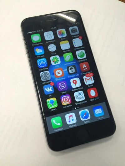 Лот: 8171773. Фото: 1. Iphone 6 Space Gray, 64gb. Смартфоны
