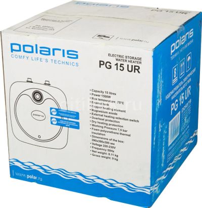 Лот: 11157763. Фото: 1. Водонагреватель Polaris PG 15... Водонагреватели, бойлеры