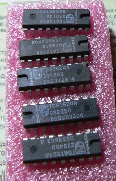 Лот: 9848292. Фото: 1. Микросхема TDA1524A (TDA1524... Микросхемы