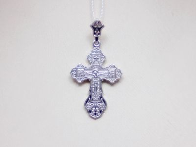 Лот: 15330172. Фото: 1. СЕРЕБРЯНЫЙ КРЕСТ 1,9 ГРАММ. Другое (ювелирные изделия, бижутерия, часы)