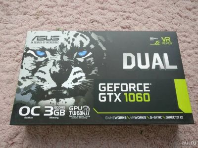 Лот: 12041987. Фото: 1. ASUS Dual Nvidia Geforce GTX 1060... Видеокарты