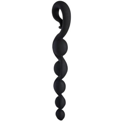 Лот: 19965734. Фото: 1. Анальная цепочка Bendybeads черная. Игрушки